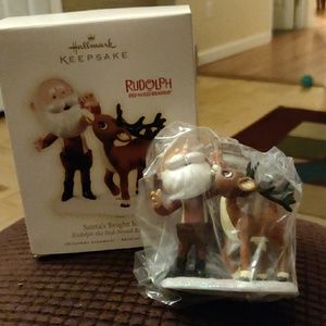 Santa's Bright Idea Ornament